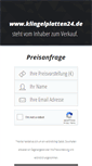 Mobile Screenshot of klingelplatten24.de